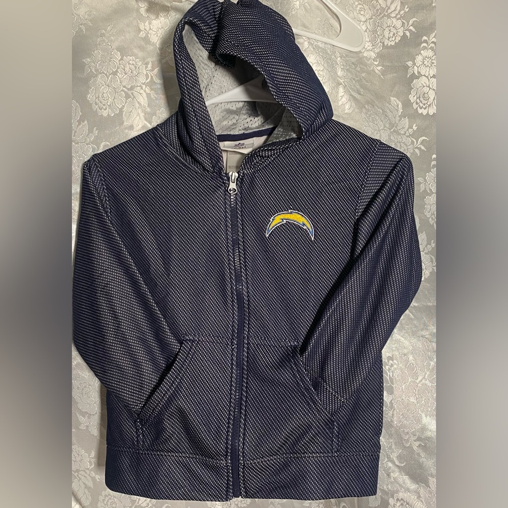 NFL Kids Navy and White Patterned Hoodie
